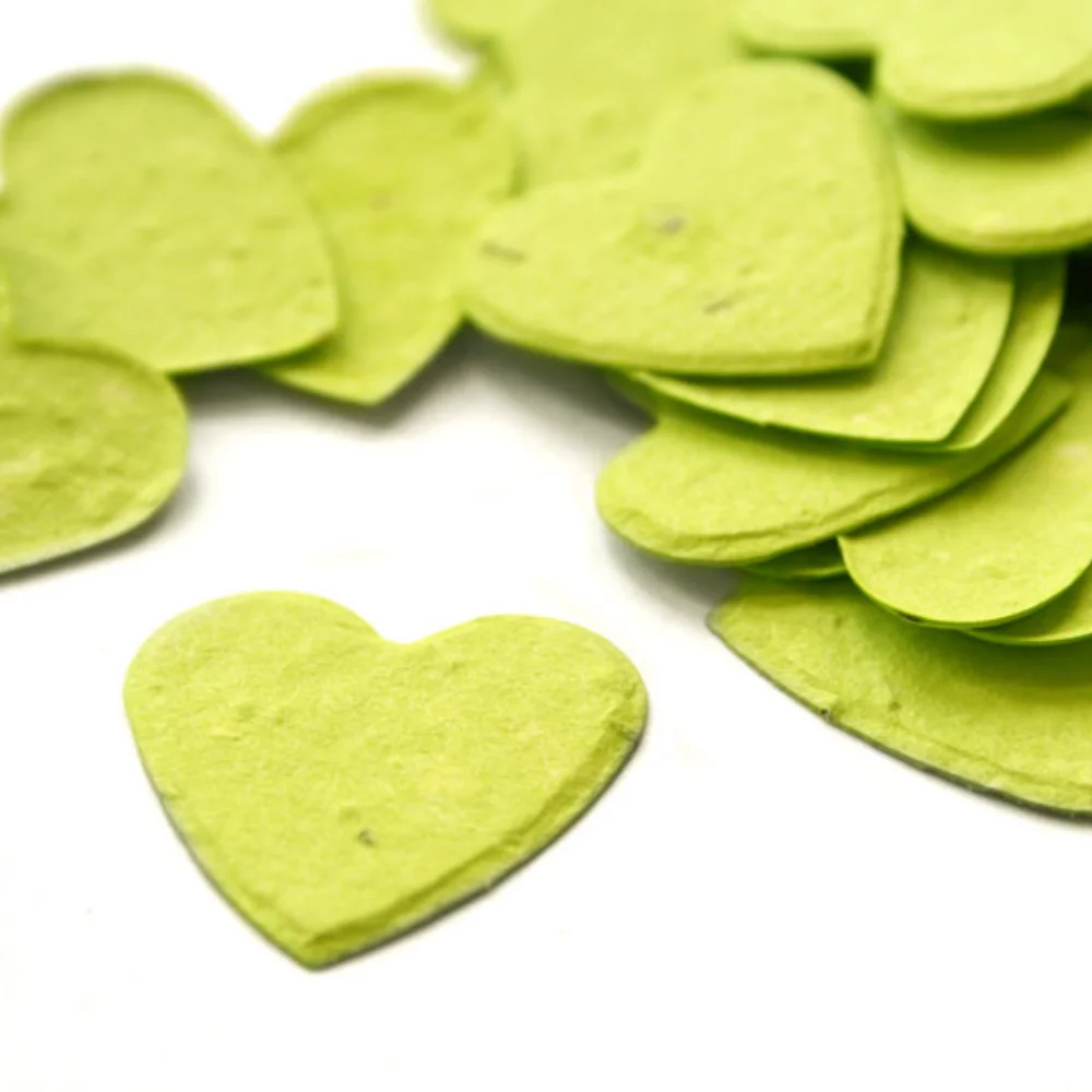 Bulk Heart Shaped Plantable Confetti