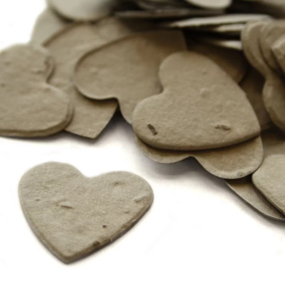 Bulk Heart Shaped Plantable Confetti