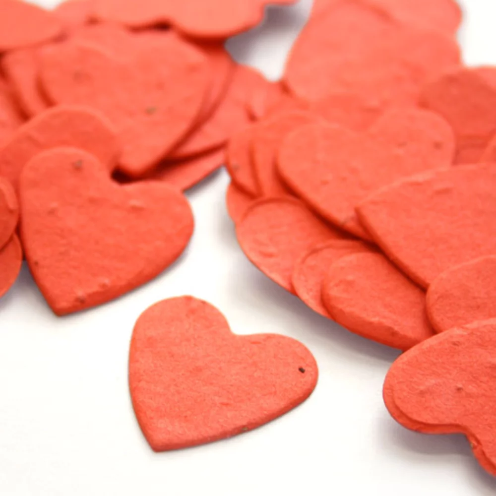 Bulk Heart Shaped Plantable Confetti