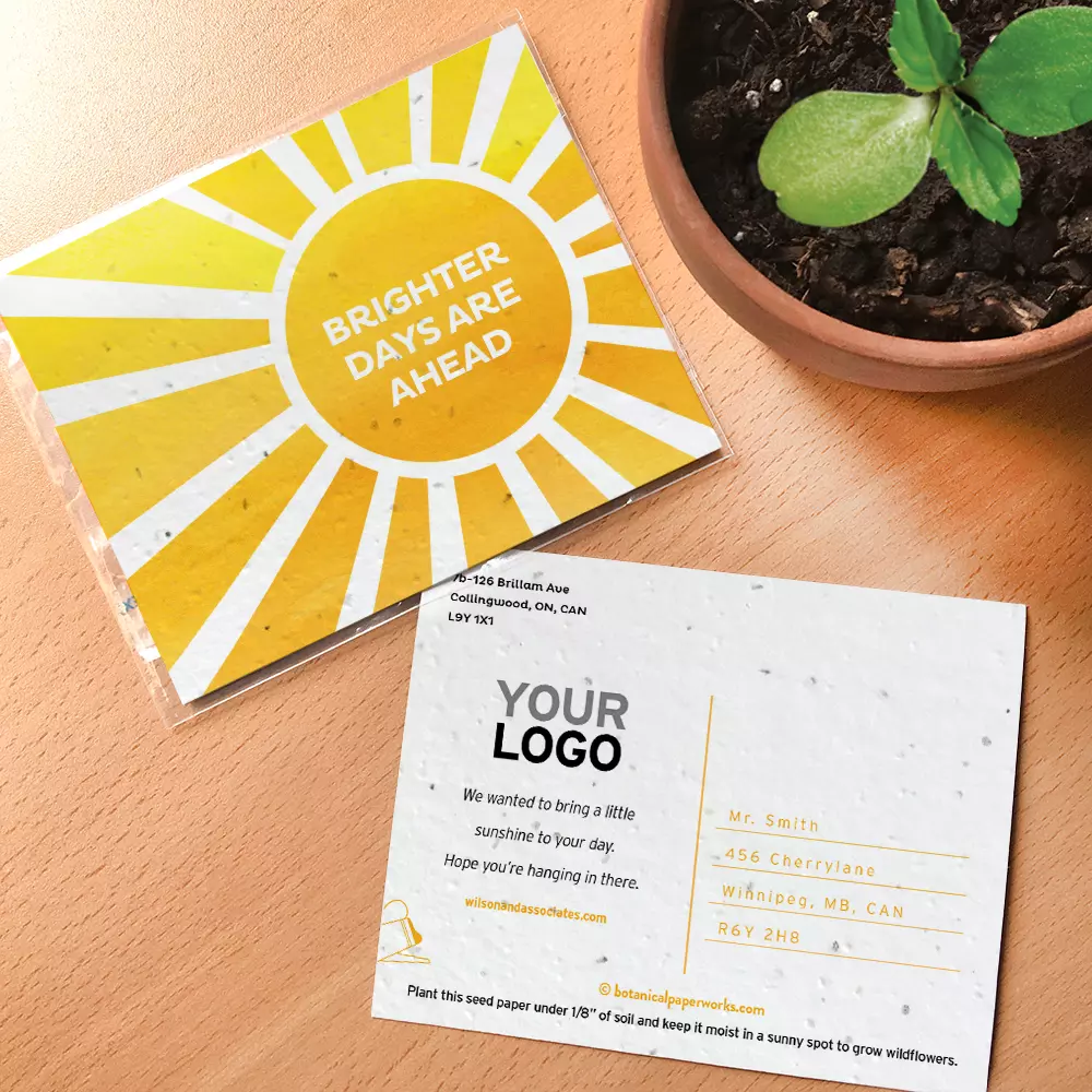 Brighter Days Plantable Postcards