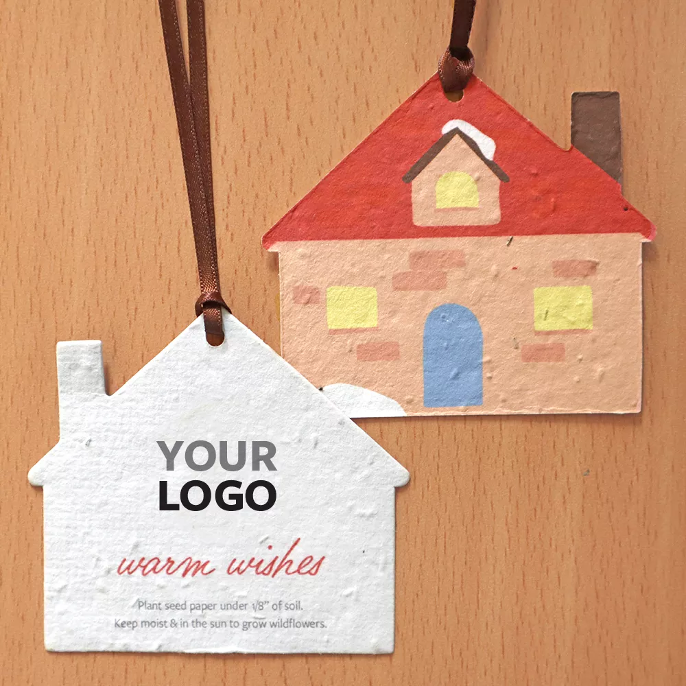 Ornements en papier ensemencé pour une maison confortable