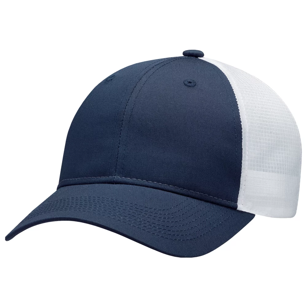 Casquette de baseball à six panneaux en maille web