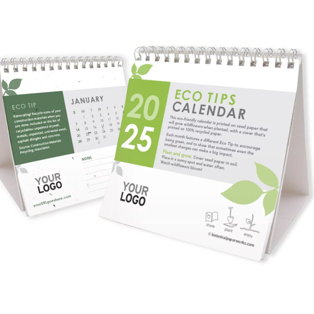 Eco Tips Premium Plantable Seed Calendar