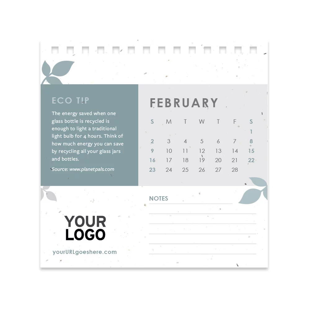Eco Tips Premium Plantable Seed Calendar