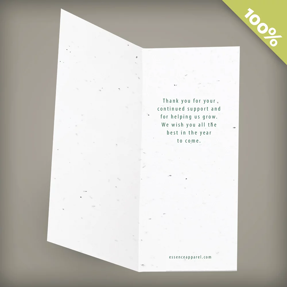 Cartes de voeux professionnelles Festive Flora pour les fêtes de fin d'année.