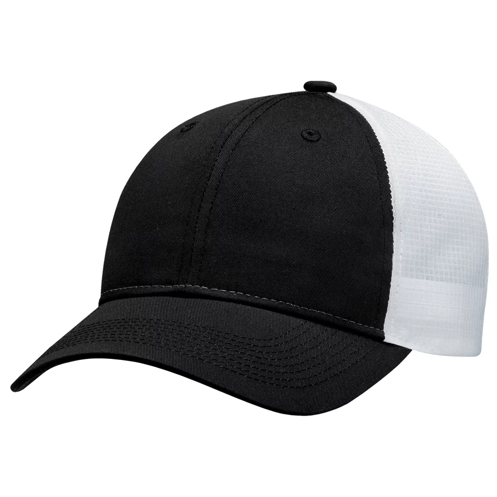 Casquette de baseball à six panneaux en maille web