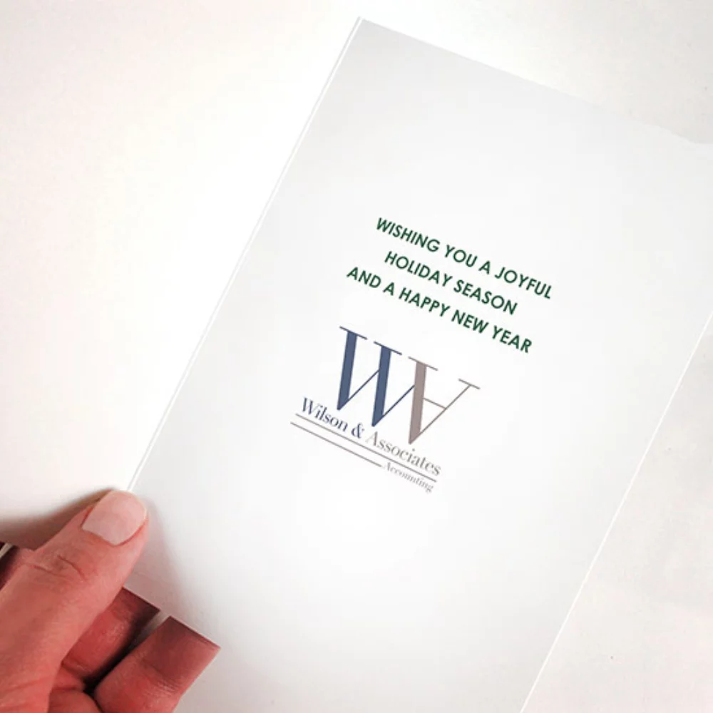 A6 - Cartes de voeux professionnelles pour les fêtes - Arbre festif