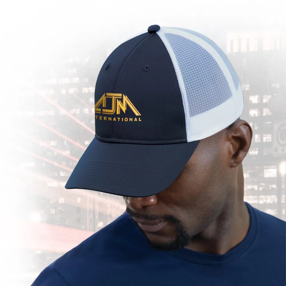 Casquette de baseball à six panneaux en maille web