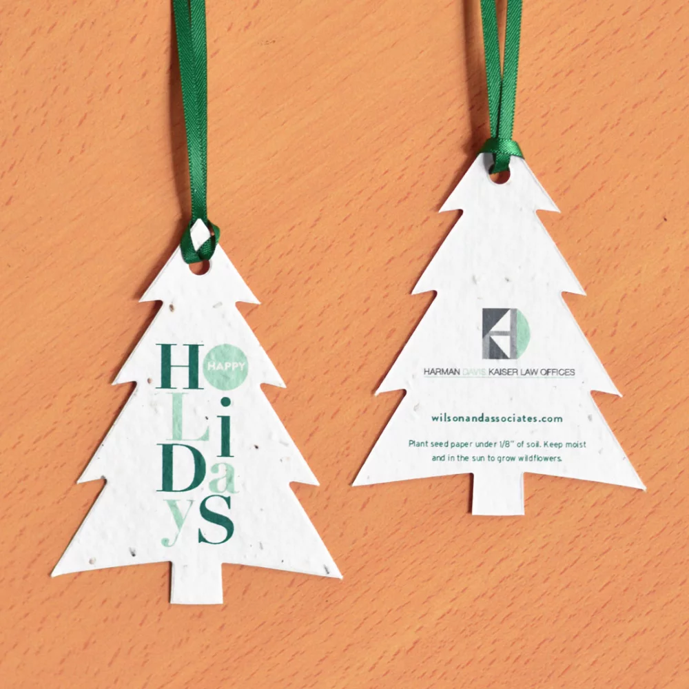 Lettres de vacances ornements d'arbres plantables
