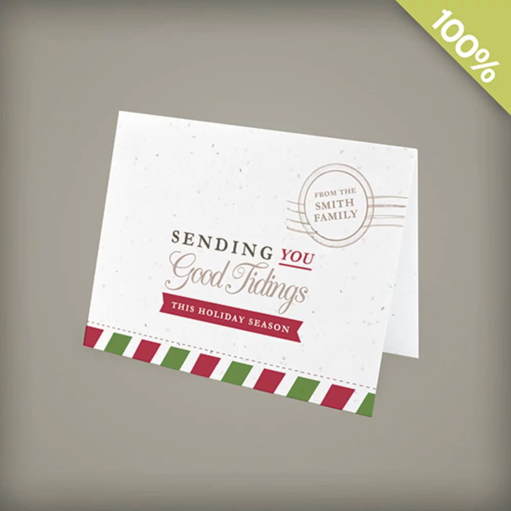 A2 - Seed Paper Personalized Holiday Cards - Holiday Post