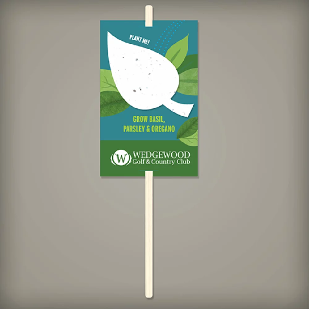 Bâtons de plantation d'herbes, 1 face