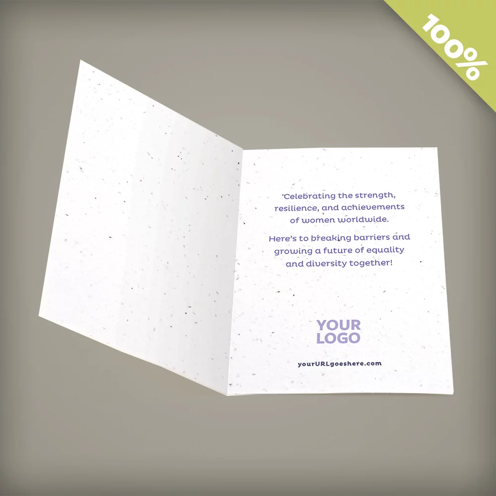 International Women's Day Plantable Greeting Cards