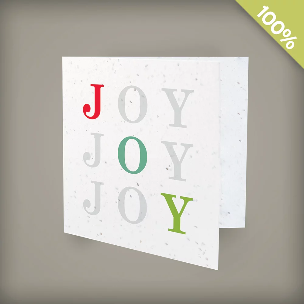Cartes de voeux professionnelles Joy Square