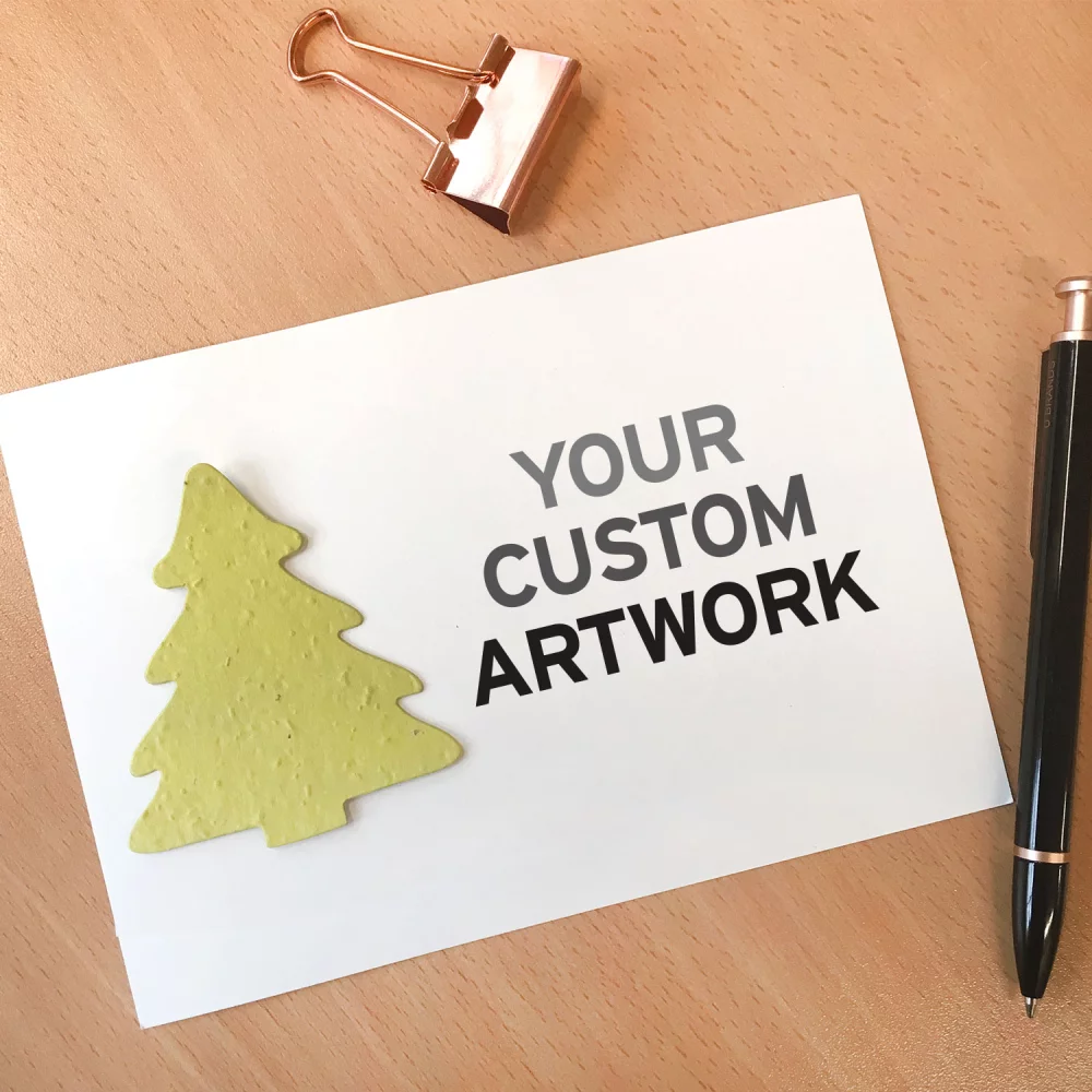 Large Eco Panel Card with Shape, 1-Sided