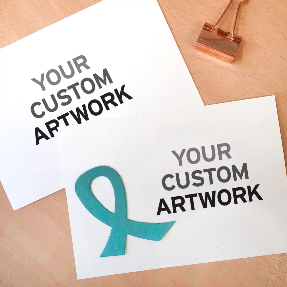 Grand panneau écologique avec forme, recto verso