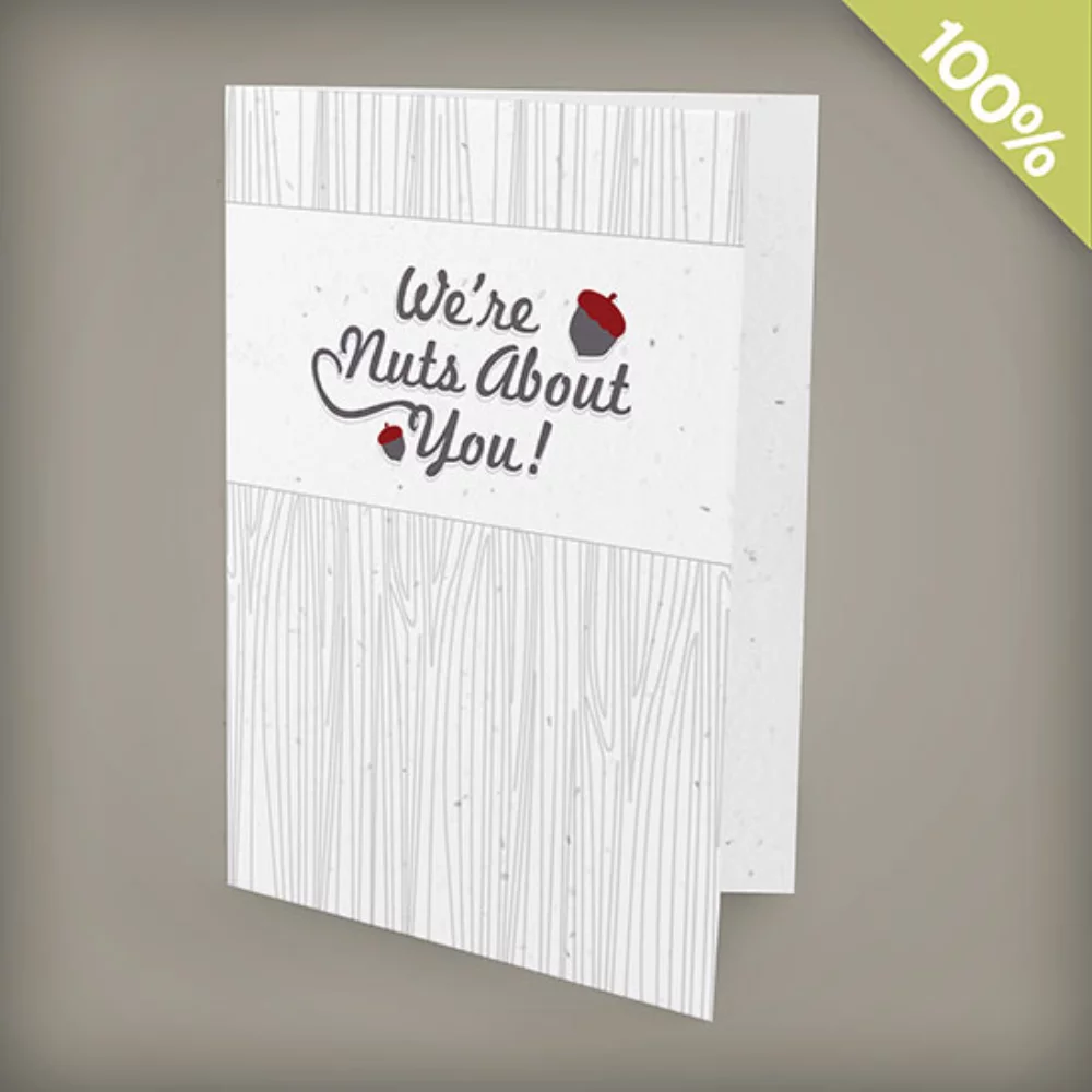 Large Seed Paper Greeting Card, 1-Sided