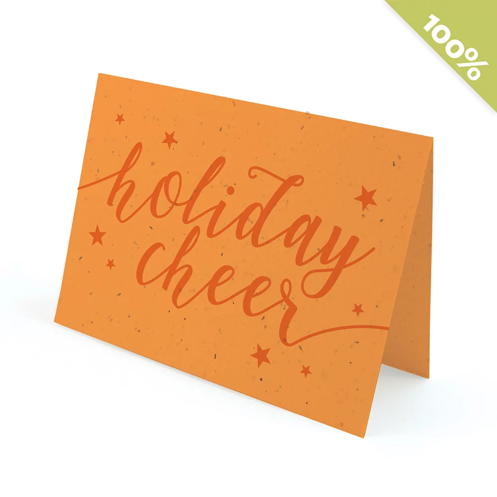 Carte de voeux professionnelle Marigold Cheer pour les fêtes de fin d'année.