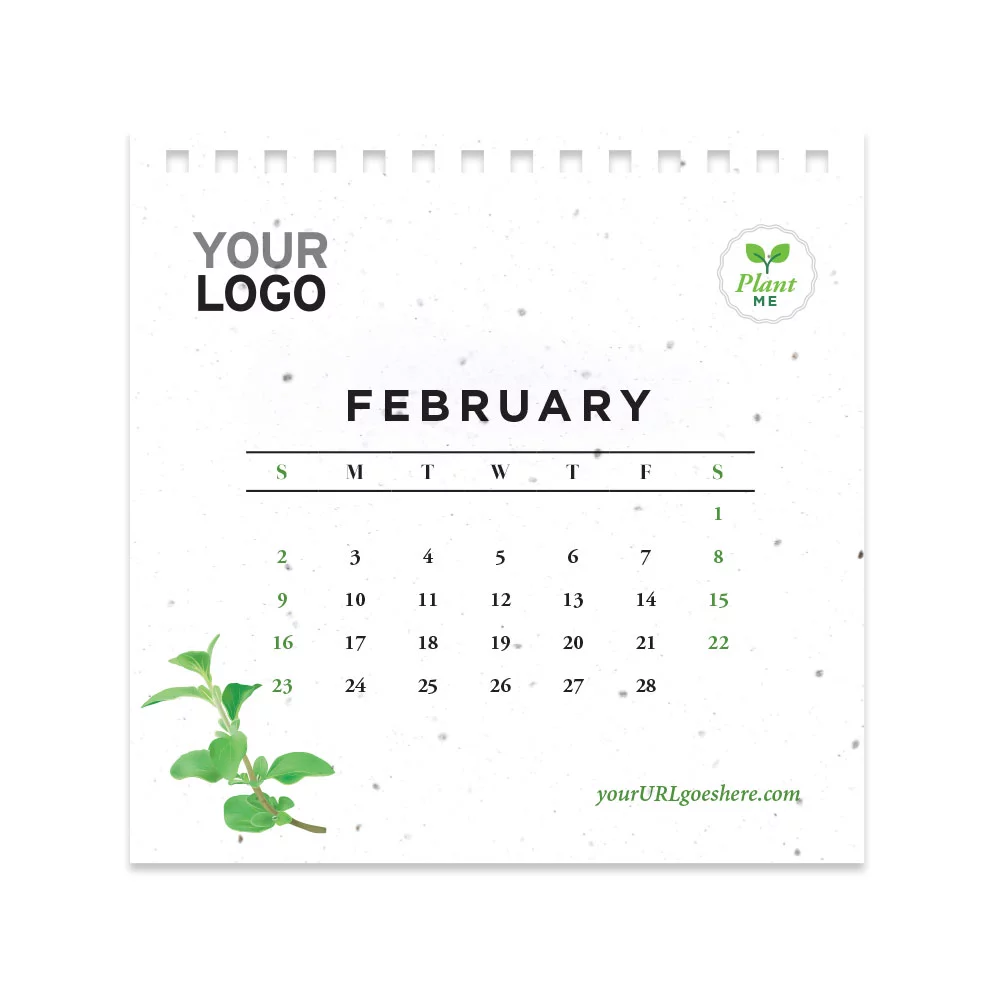 Calendrier écologique de jardin d'herbes plantables