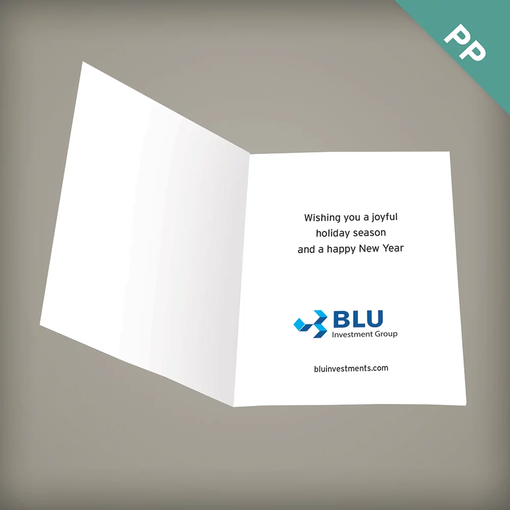 Plantable Snowflake Corporate Holiday Cards