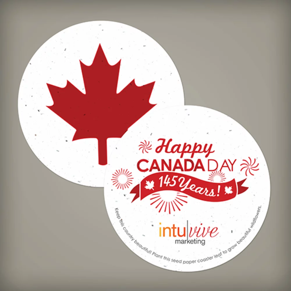 Large Seed Paper Circle, 2-Sided