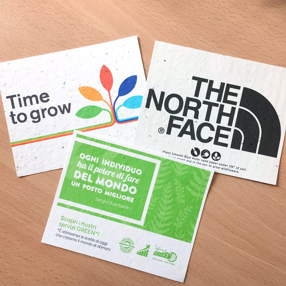 Small Seed Paper Panel Card, 1-Sided