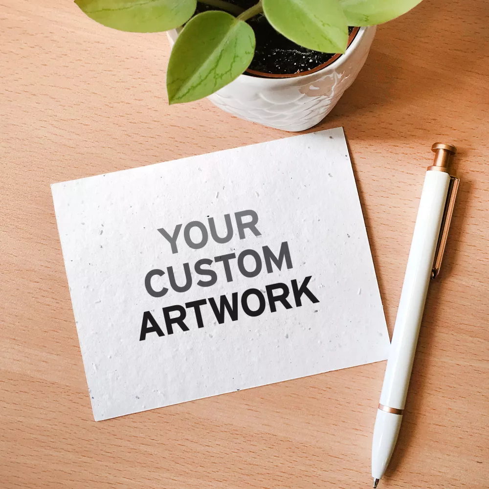 Small Seed Paper Panel Card, 1-Sided