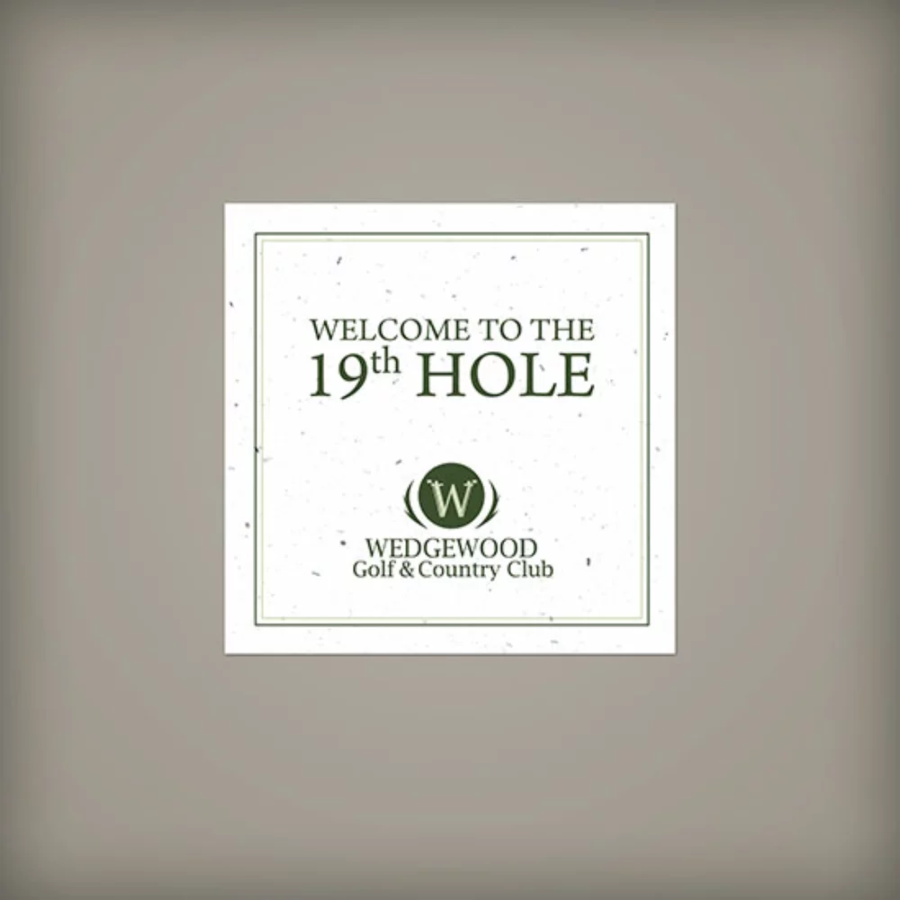 Medium Seed Paper Square, 1-Sided