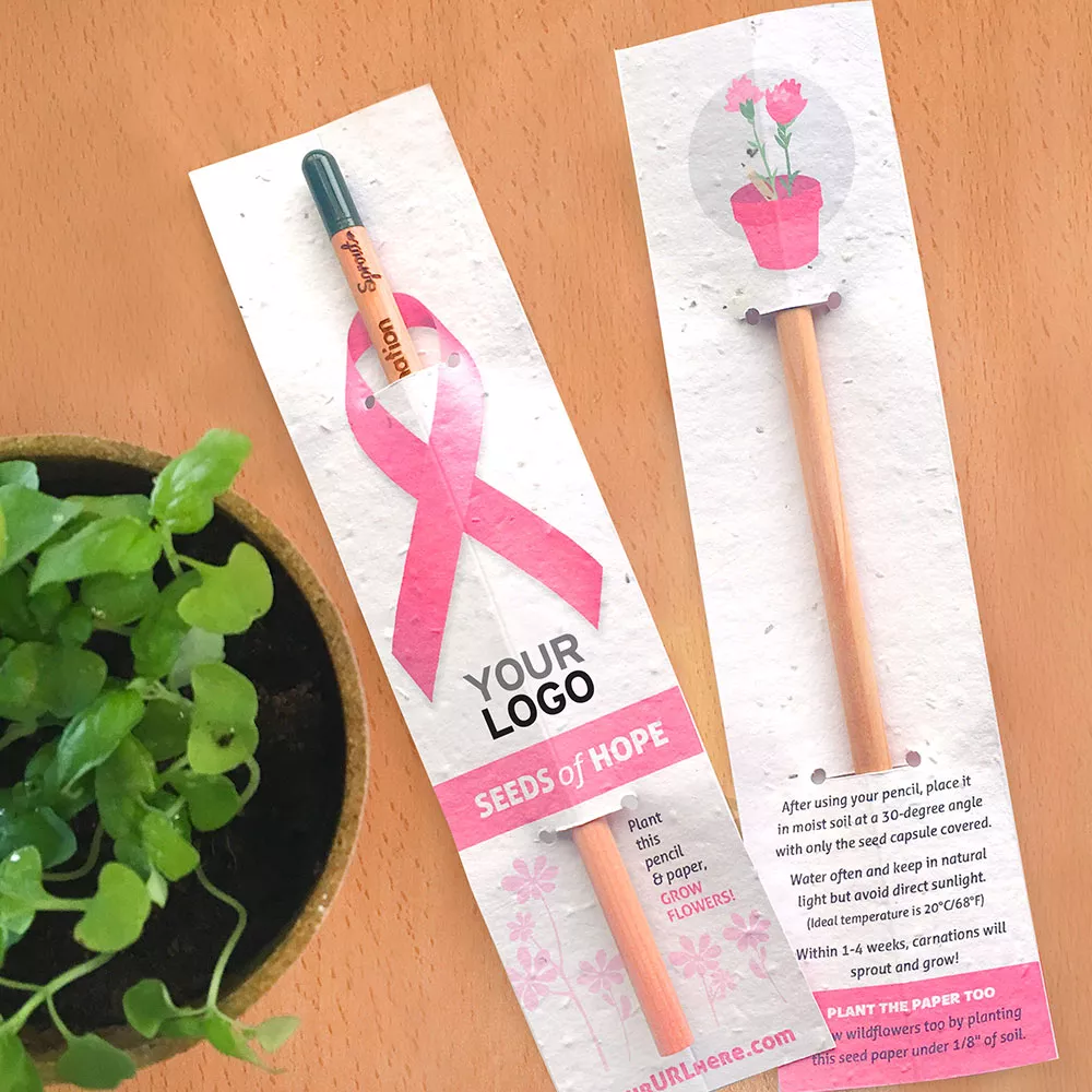 Seeds Of Hope Sprout Pencil With Wildflower Seed Paper