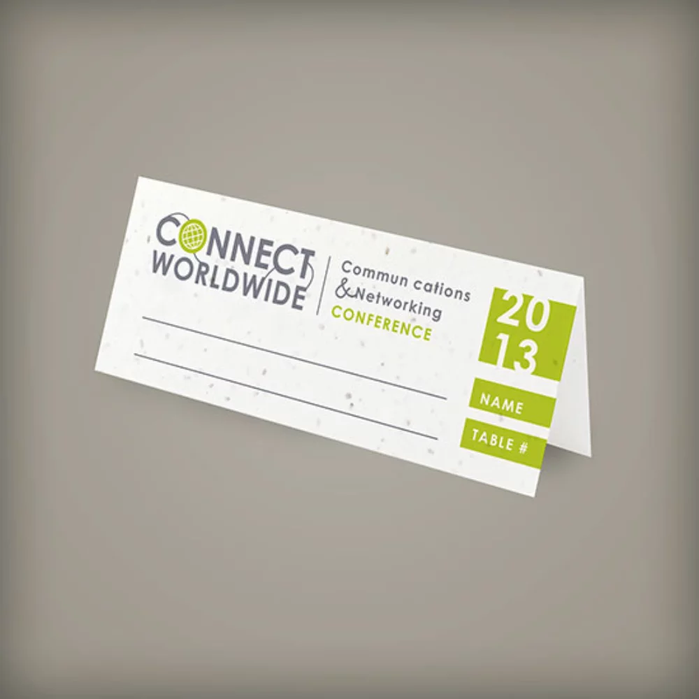 Seed Paper Place Card, 1-Sided