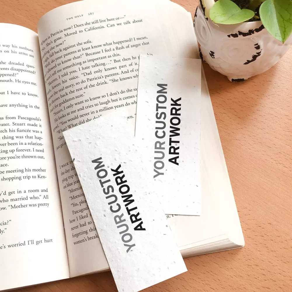 Small Seed Paper Bookmark, 2-Sided