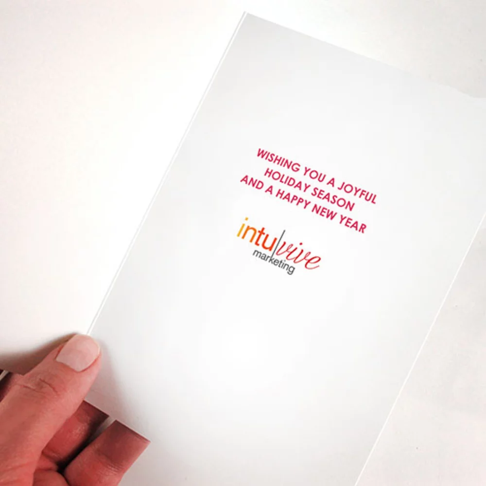 A6 - Cartes de voeux professionnelles pour les fêtes de fin d'année - Étoile de la saison