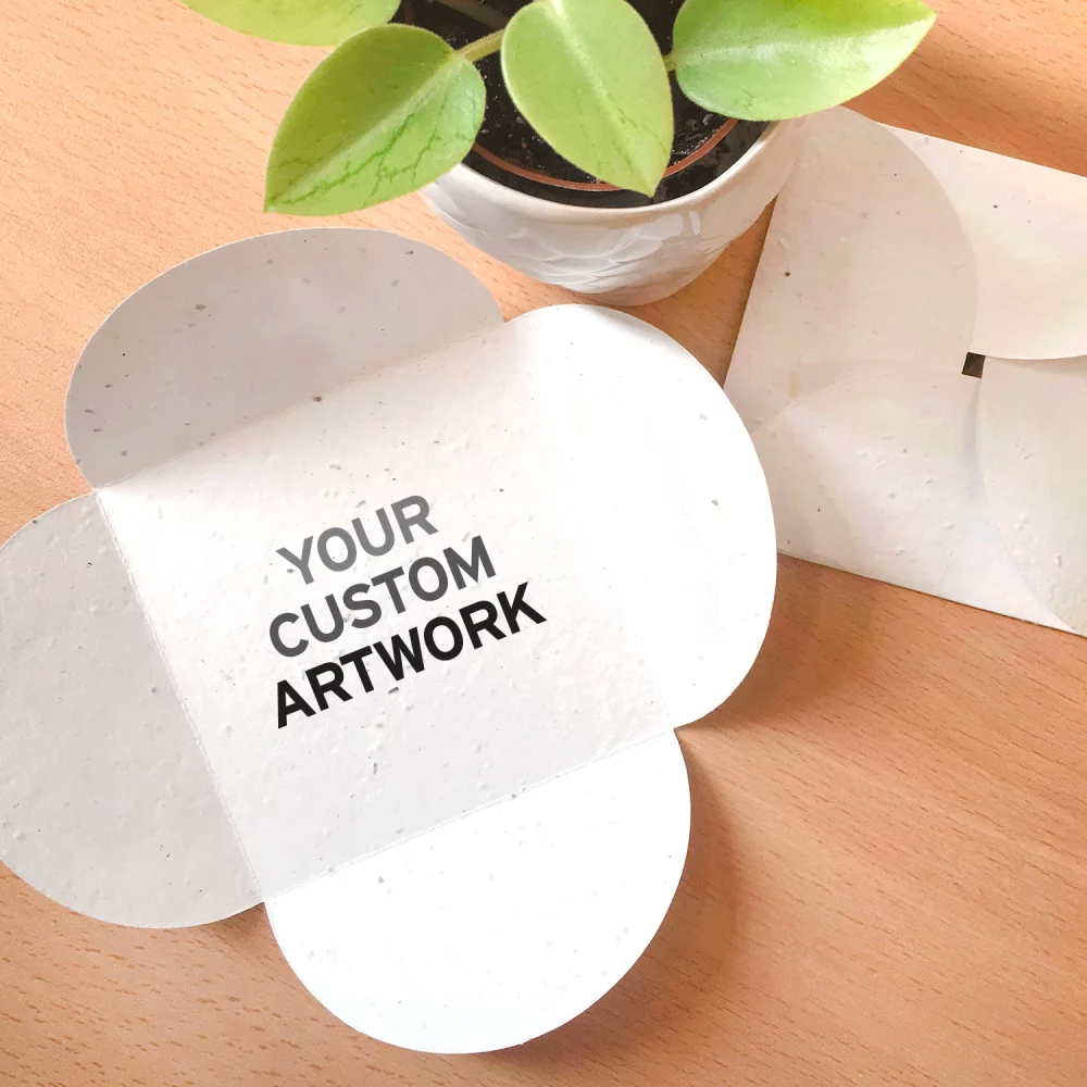 Seed Paper Petal Cards, 1-sided