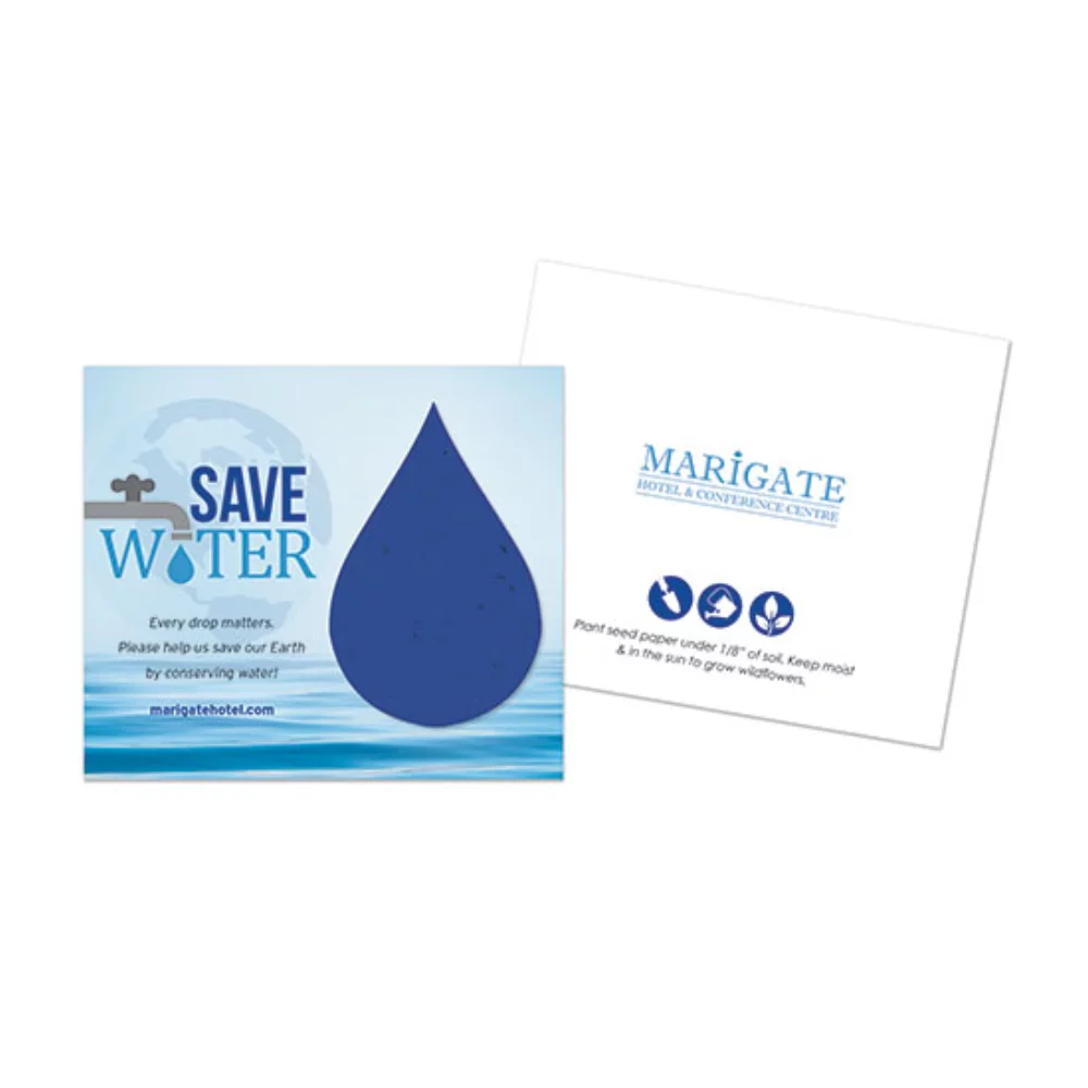 Water Conservation Plantable Droplet, 2-Sided