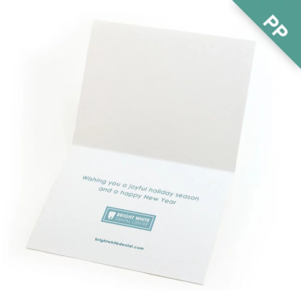 A6 - Cartes de vœux professionnelles pour les fêtes d'hiver