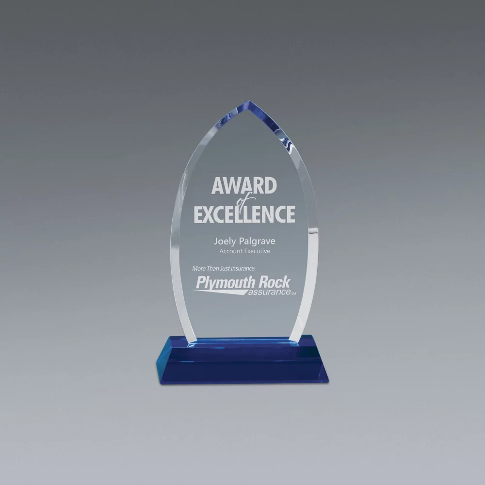 Blue Arrow Crystal Award