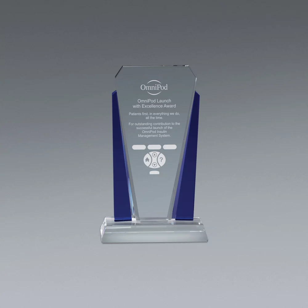 Blue Heritage Large Crystal Awards