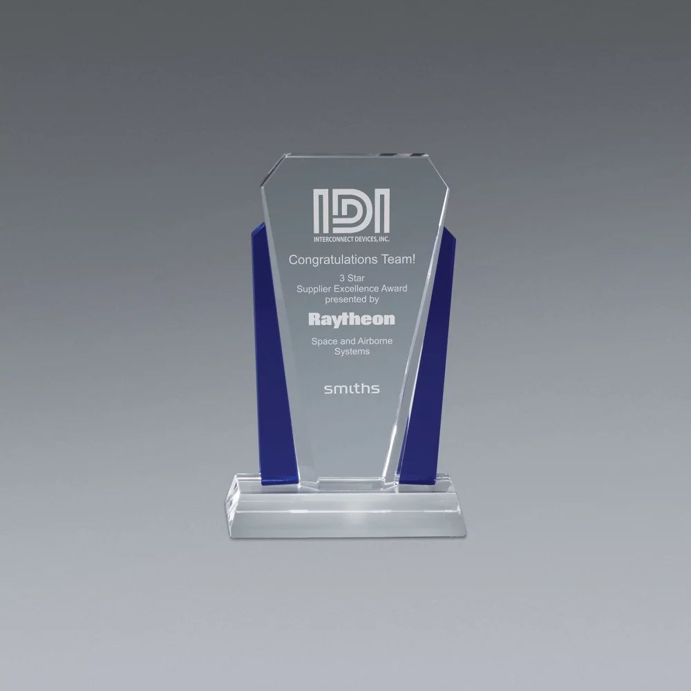 Blue Heritage Medium Crystal Awards