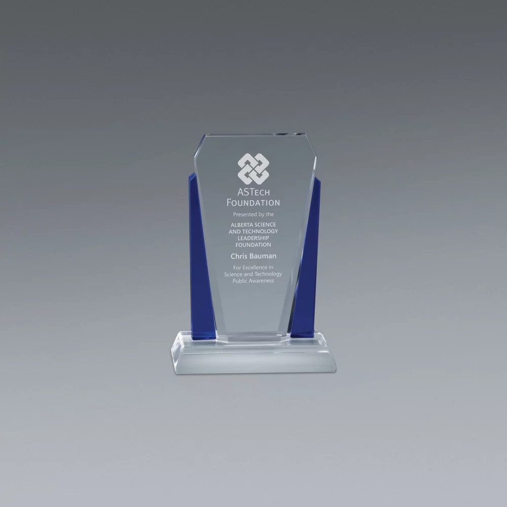 Blue Heritage Small Crystal Awards