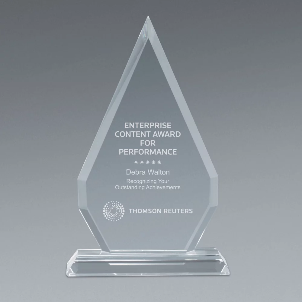 Diamond Starphire Crystal Award (10.75")