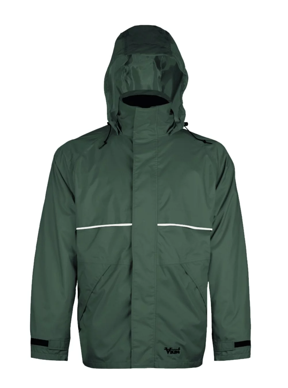 Veste en nylon ripstop vert 420D Viking Journeyman® avec capuche