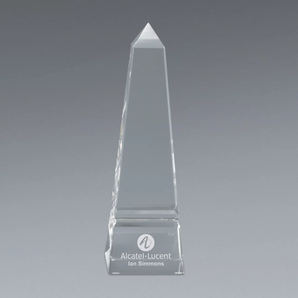 Obelisk Crystal Award (10")