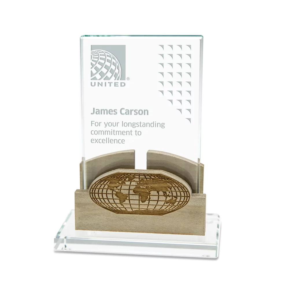 Wood Sensi Globe Small Award