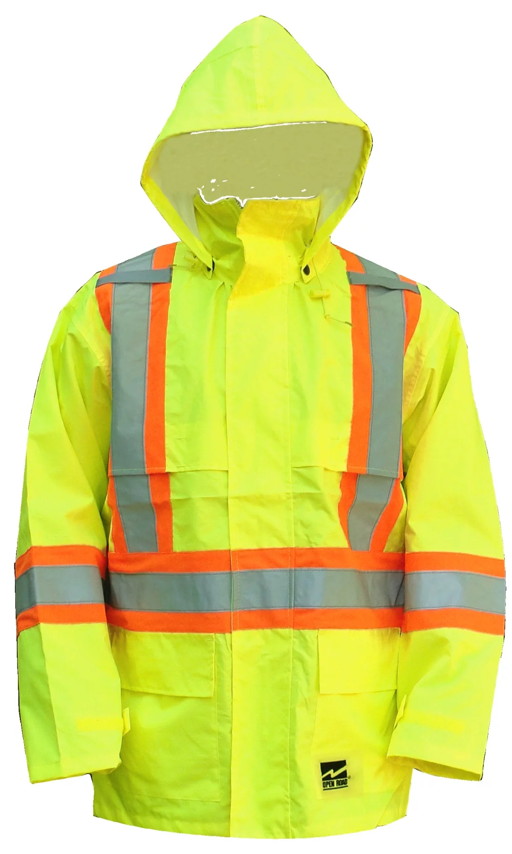 Veste de sécurité Open Road® 150D Rip-Stop (verte)