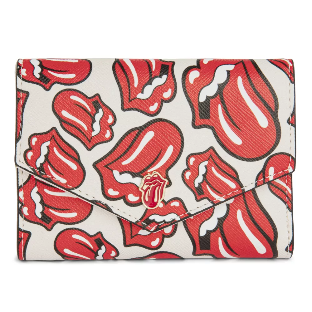 LES ROLLING STONES - LA COLLECTION CULT - Portefeuille à rabat petit et tendance