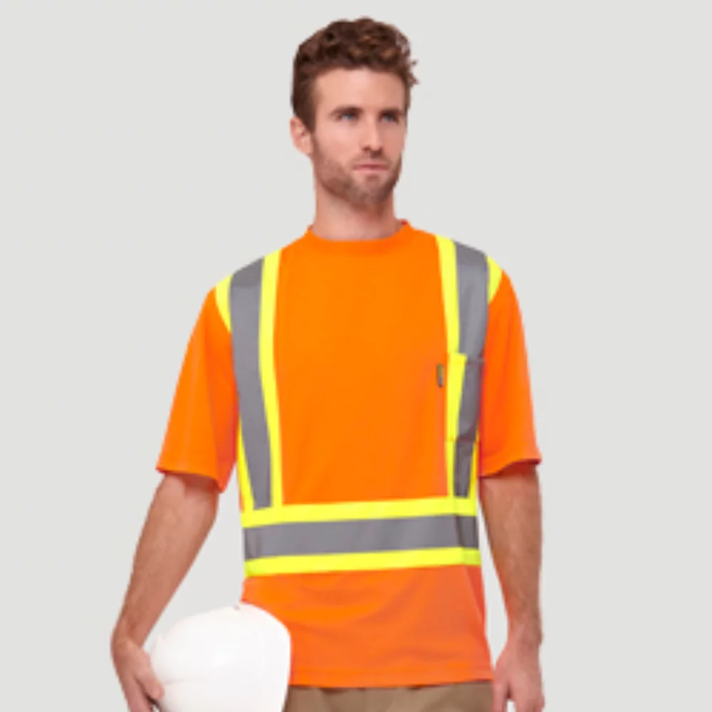 T-shirt de surveillance haute visibilité