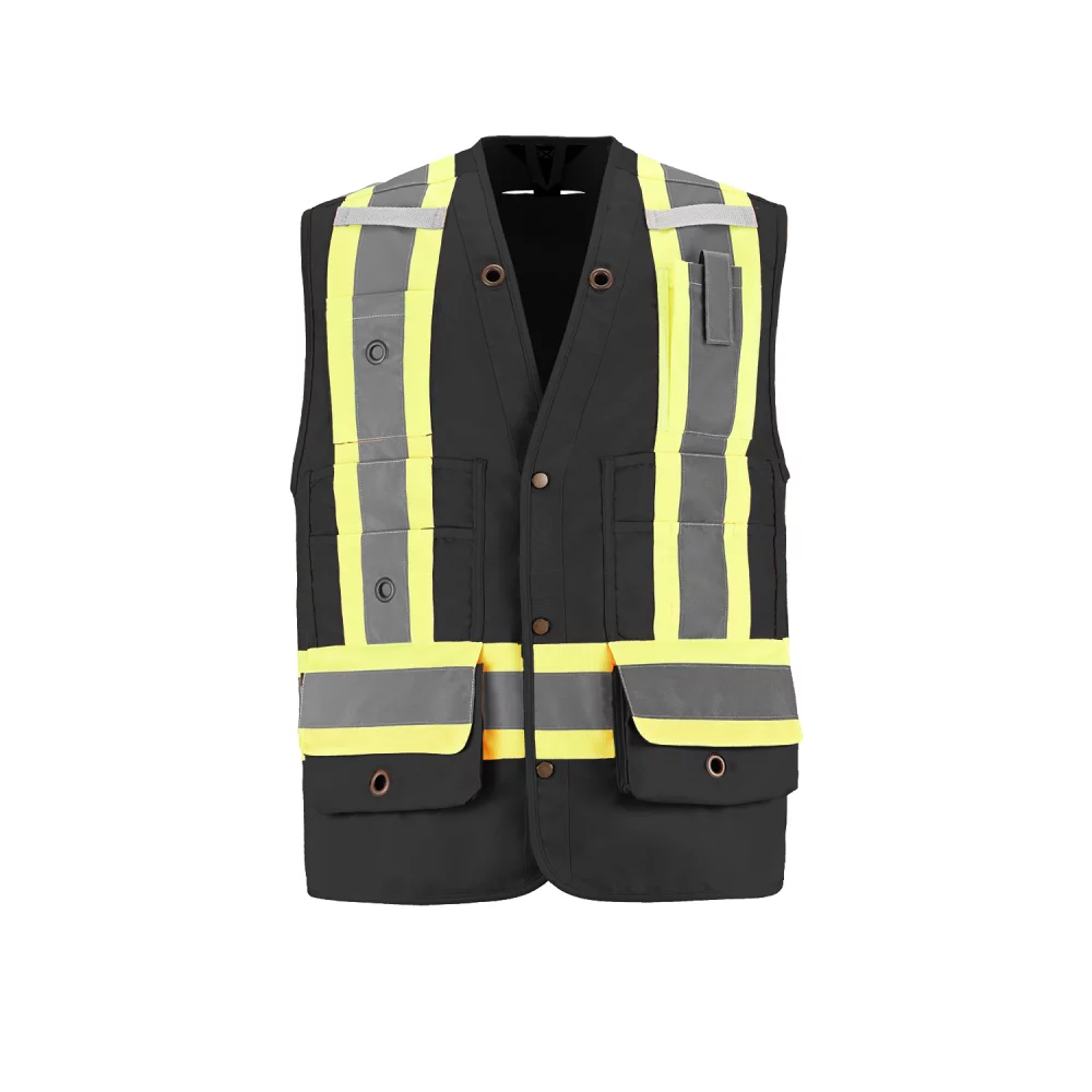 Gilet de surveillant de chantier haute visibilité