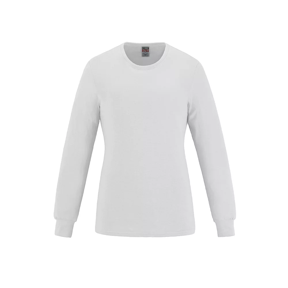 T-shirt à manches longues en coton col rond Breeze