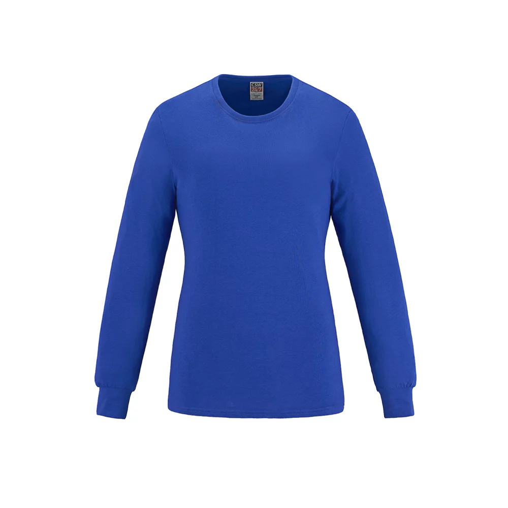 T-shirt à manches longues en coton col rond Breeze