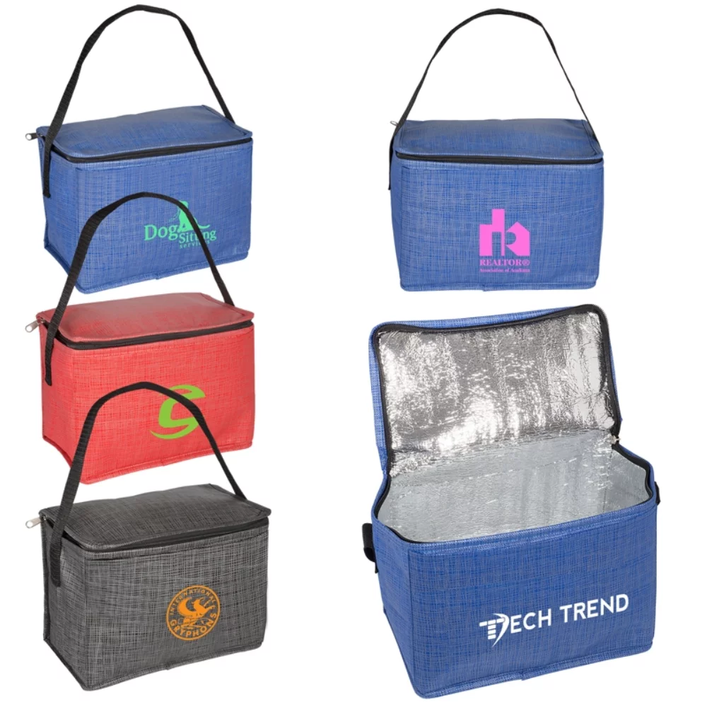 Sac isotherme non-tissé ton sur ton 6-Pack