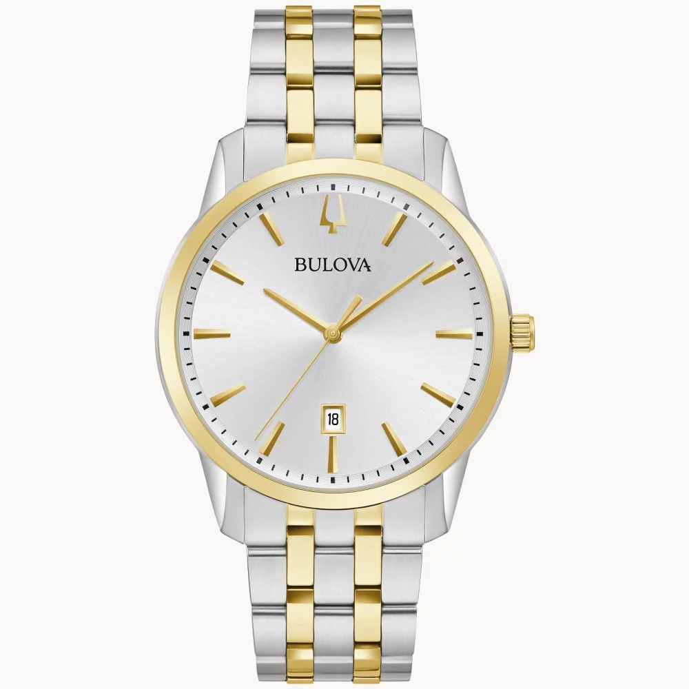 Montre Bulova® Classic Collection pour hommes, modèle Sutton bicolore